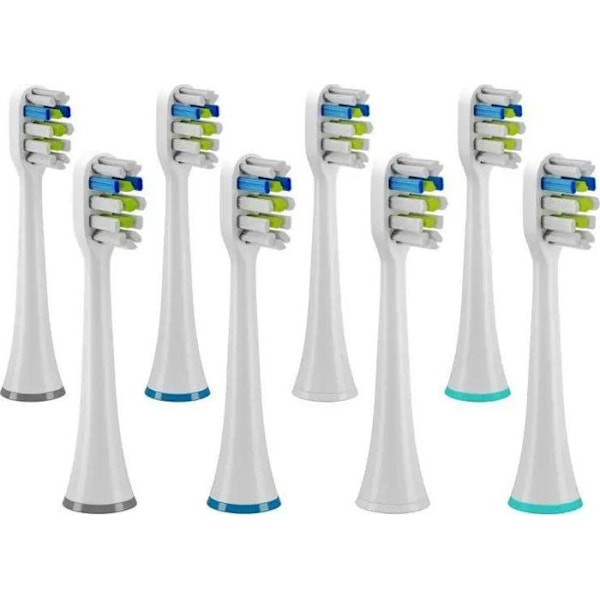 Elektrisk tandborste Truelife - TLSBUVHWSE8 - SonicBrush UV-serie vita känsliga huvuden, paket med 8