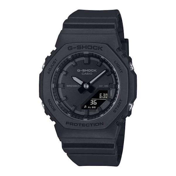 Casio Watch - Dam - GMA-P2100BB-1AER - Vattentät 20 Atm - Dual Display - Stoppur Svart