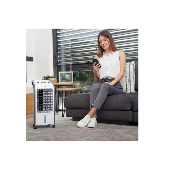 Luftkylare - Black Et Decker BXAC50E - Vit - 75W - 61dB - 5.0L - 400m³/h - 3 hastigheter Vit