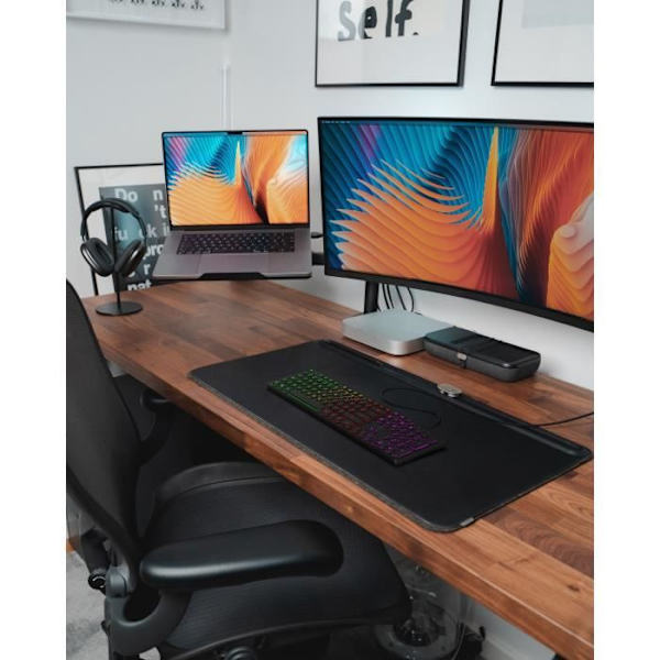RGB trådbundet tangentbord - MOBILITY LAB - ML306858 - AZERTY - Flerfärgad bakgrundsbelysning - Runda tangenter