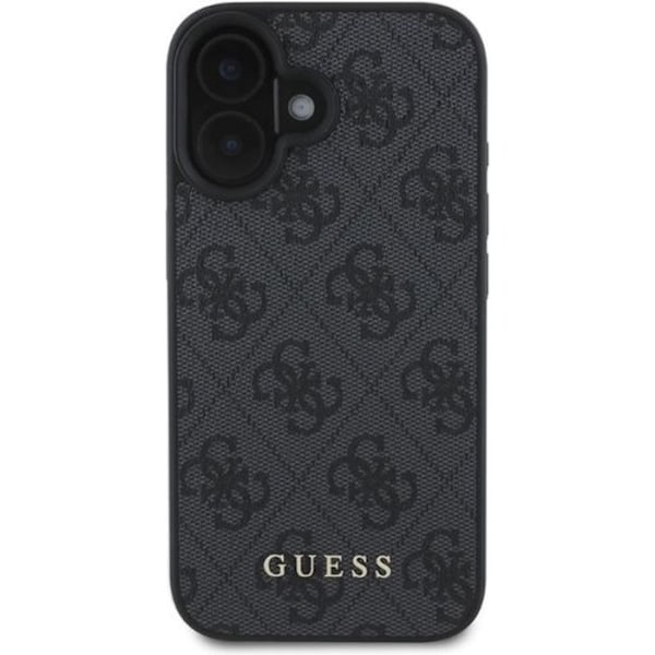 Skyddsfodral för iPhone 16 Plus - Guess Hardcase 4G Classic (GUHCP16MG4GFGR) - Svart
