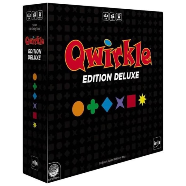 Brädspel - IELLO - Qwirkle deluxe - Reflektion och strategispel - Barn - Blandat - Vit Vit