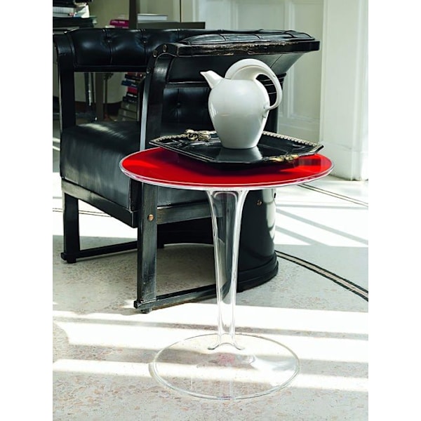 Sidobord - komplementbord - Kartell piedestalbord - 8600/E5 - Tip Top, Bord, Glansigt Vit