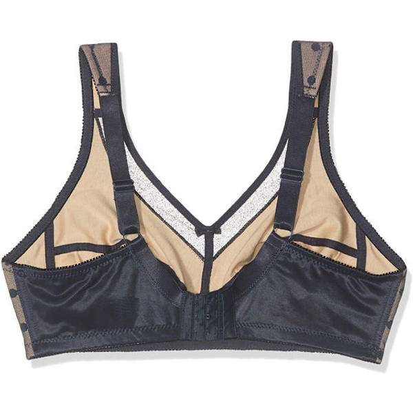 Susa BH - 8122 - Semi-Transparent Bygel-BH för kvinnor Blue (Deep Ocean 212) 85G