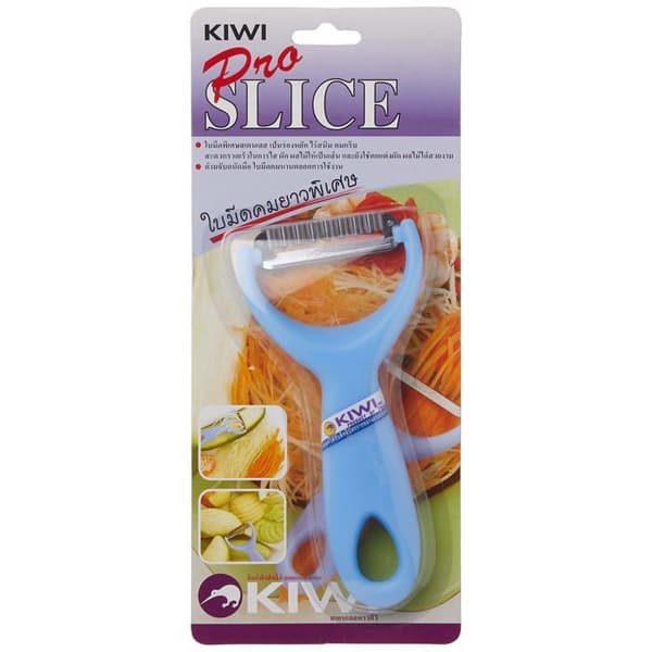 Kiwi kökskniv - BD2959 - Skalningskniv, blå