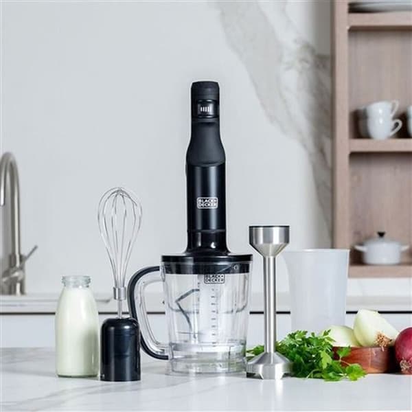 Mixerstav - Black+Decker - BXHBA1501E - 1500 W - Grå Rostfritt Stål - 2 års garanti