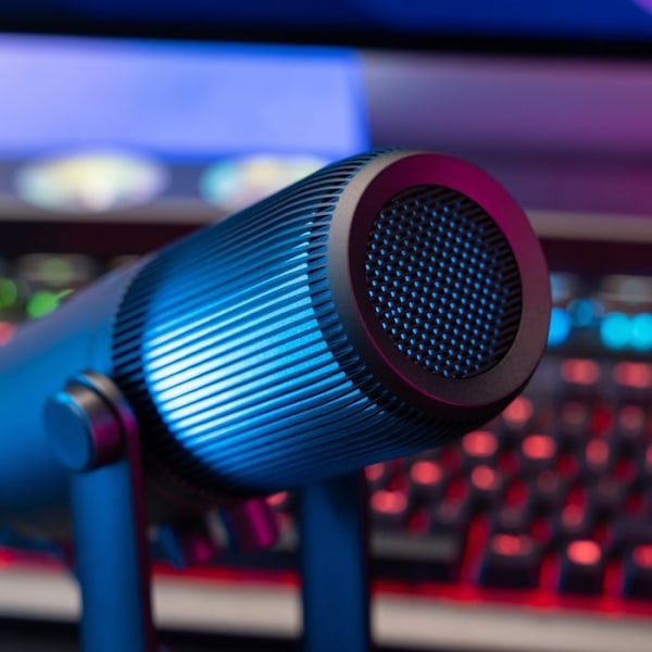 Mikrofon Thronmax MDrill Ghost RGB USB - Svart Svart