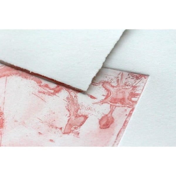 Clairefontaine - Ett paket med 10 bomullsblomblad Format 24x30 cm 250 gram, Papper, Vit, 24X30 - 975054C