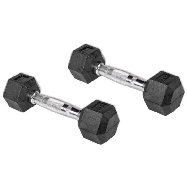 O'Live hexagonala hantlar (2 stycken) 2 kg