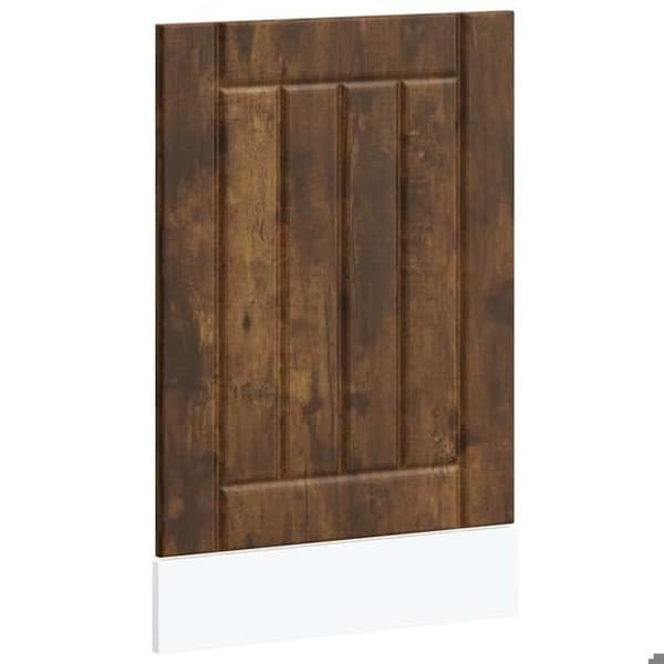 vidaXL Diskmaskinpanel Lucca rökt ek ingenjörsträ 853892