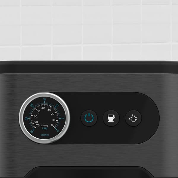 Cecotec Espresso Kaffemaskin med ColdBrew Power Espresso 20 Pro-system. Pekskärm, 20 Bars pump, ångmunstycke. svart