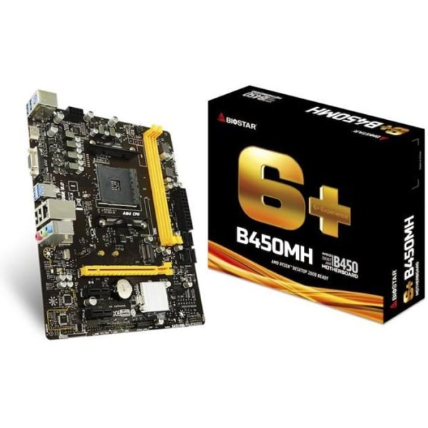 Biostar B450MH, DDR4-SDRAM, DIMM, 1866,2133,2400,2667,2933,3200 MHz, Dual, 8GB,16GB, 32GB