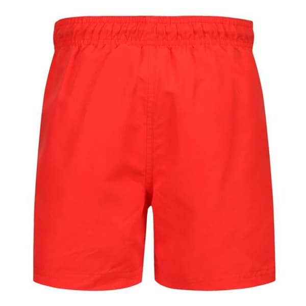 Ript enfärgade simshorts för barn Röd 9-10 år gammal