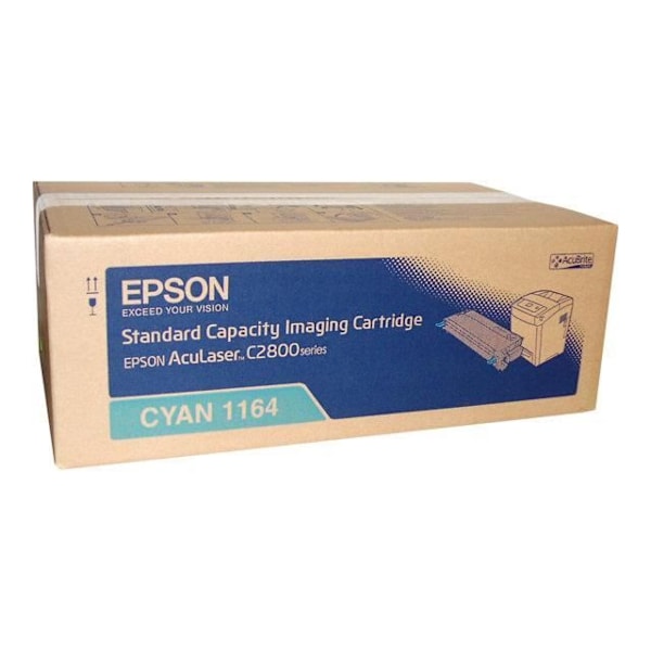 Tonerpatron - Epson - C13S051164 - AcuLaser C2800 - Färg: Cyan - Laser