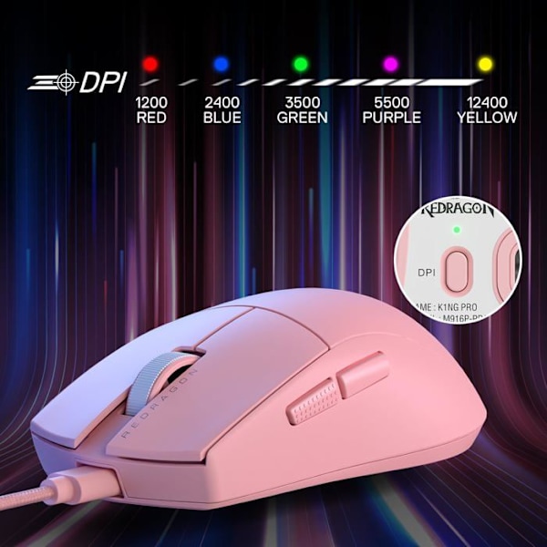 Souris Redragon - Redragon Throne M724P - Mysz M724P K1NG