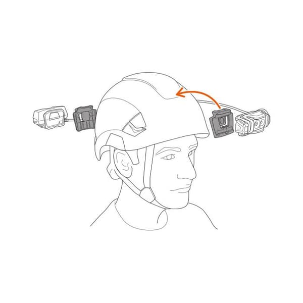 Lampe Petzl Xena Gul svart