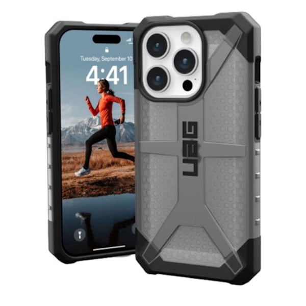 Etui för iPhone 15 Pro Max - UAG Plasma - Askgrå rökig