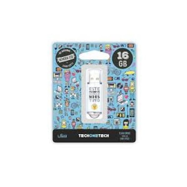 Tech ONE teknik USB-minne 16GB USB 2.0 INTE din TEC4007-16