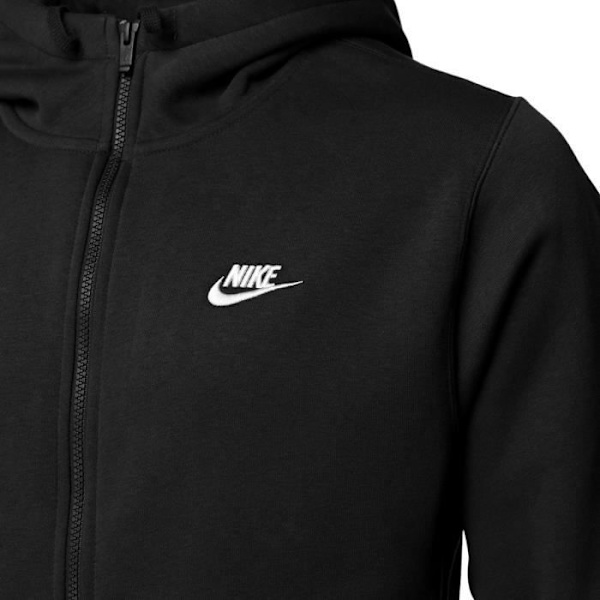 Sweat - NIKE - M NSW CLUB HOODIE FZ BB - Svart - Långa ärmar - Huva Svart XL