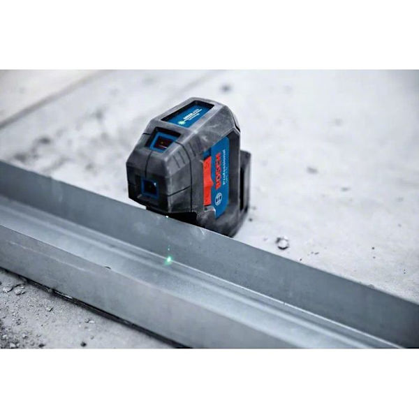 Laser 3 punkter - BOSCH - GPL 3 G - Precision 1 mm - Räckvidd 8 m - Justering och nivå Grön