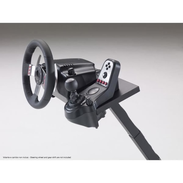 Universal TWO DOTS Foldable Pro Driving Simulator Support för ratt Svart