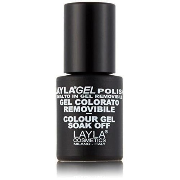 Layla Cosmetics Milano Semi Permanent Nagellack Soak Off Gel Polish Lavendel 10 ml