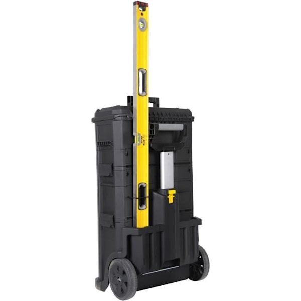 STANLEY 3-i-1 Modulo Verktygsvagn med Låda Touchlås Box 1-79-206 - Beständig polypropenstruktur Gul