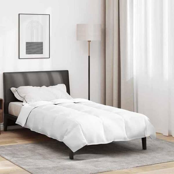 vidaXL Vintertäcke Vit 140 x 220 cm Dun 42007657