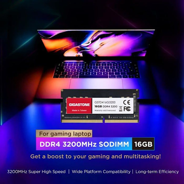 Gigastone PC - minne för bärbar dator