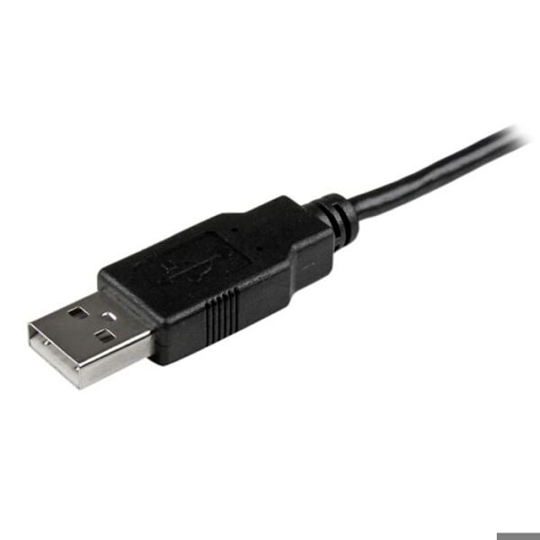 USB A till Micro B slim mobil laddnings-/synkroniseringskabel - STARTECH - 15 cm - Svart
