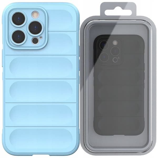 Coque Magic Shield För Iphone 13 Pro Armor Flexibel Hög Skydd Blå