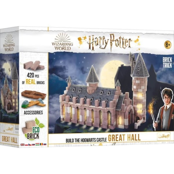 3D-pussel - TREFL - Harry Potter - Stora salen - 420 keramiska tegelstenar