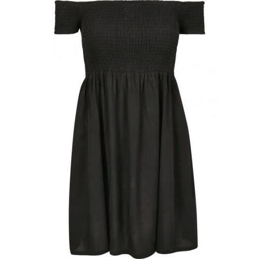 Off-shoulder klänning Svart M