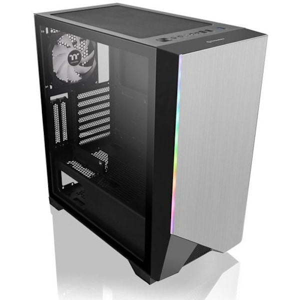 Thermaltake H550TG ARGB Mid Tower-fodral - Fönster i härdat glas - ARGB-fläkt