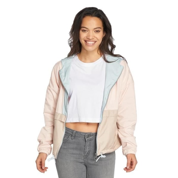 Lätt vårjacka - Urban Classics - 3-Tone Oversize - Färg Rosa - Kvinna - Vuxen Rosa XS