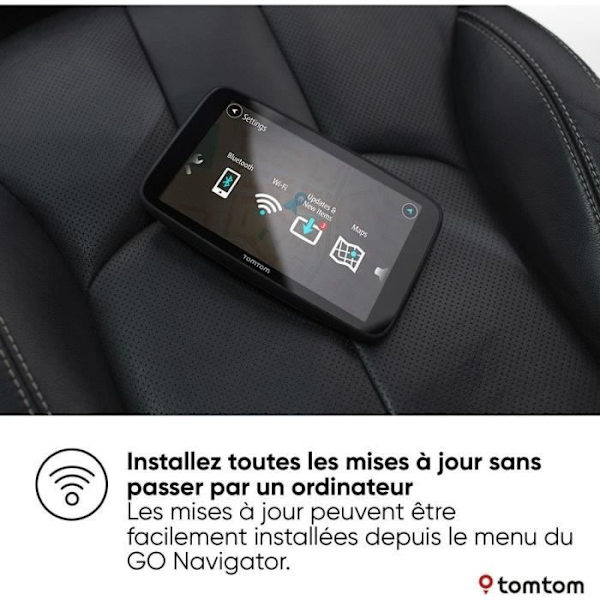TomTom - GO Navigator 6 - GPS Bil - 6 tum - TomTom Trafik - Uppdatering via Wi-Fi - Karta Europa