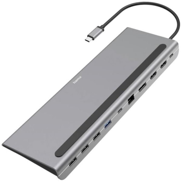 Hama 00200100 USB-C dockningsstation Lämplig för märken (dockningsstationer för bärbara datorer): universaldriven