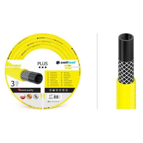 Cellfast Plus trädgårdsslang 1/2" 25m Gul