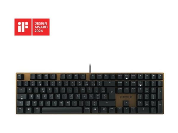 Klaviatur - CHERRY - KC 200 MX - USB - AZERTY - Franska - CHERRY MX2A Brown