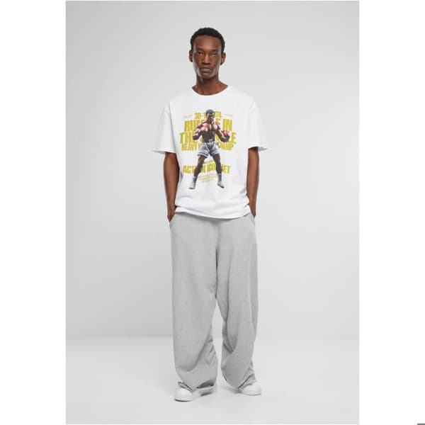 T-shirt oversize Upscale Rumble - vit Vit XXXXL