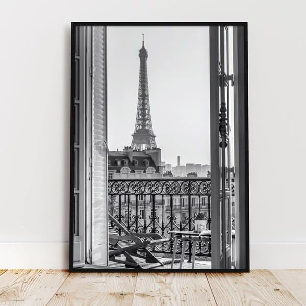 Affisch - NÄRHET - Eiffeltornet (Tour Eiffel) - A3 29,7x42 cm - Högkvalitetspapper - Tillverkad i Tyskland