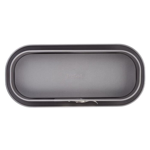 TEFAL Delibake Springform 30 x 11 cm, Kolstål, Easy Release, Röd J1640314 Rött och grått