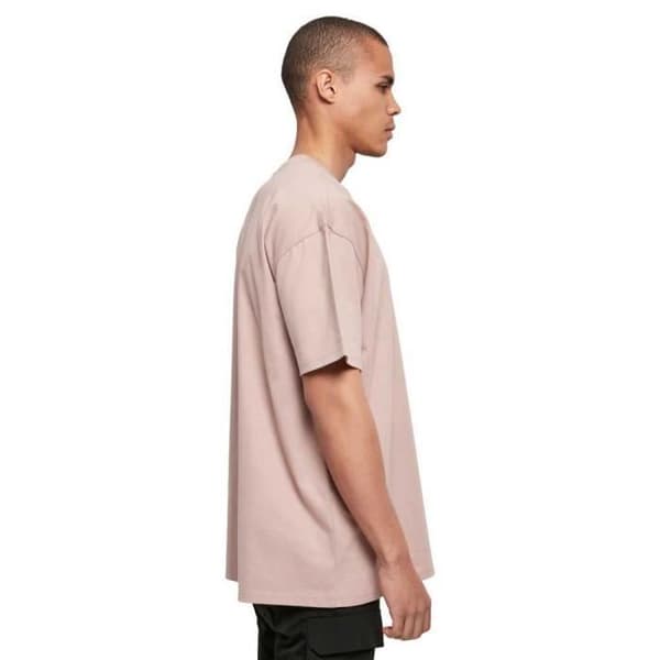 Bygg ditt varumärke Oversized Heavy T-shirt, Duskrose, M Herr - M