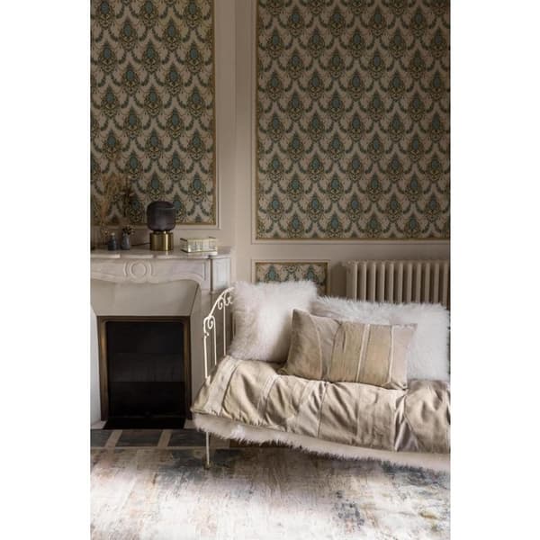 Fara ribbat edredon i ribbat sammet (överdrag 100 % bomull, fyllning 100 % polyester) - 85 x 200 cm beige