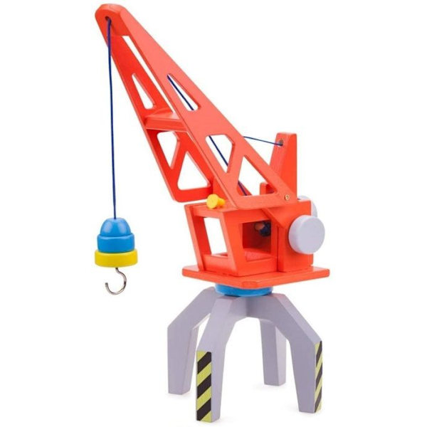 Kran för container - Nya klassiska leksaker - ref 0931 - Orange - Blandat - 3 år Röd