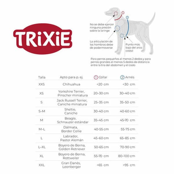 Harnes för Hund Trixie Premium Ljusblå S/M