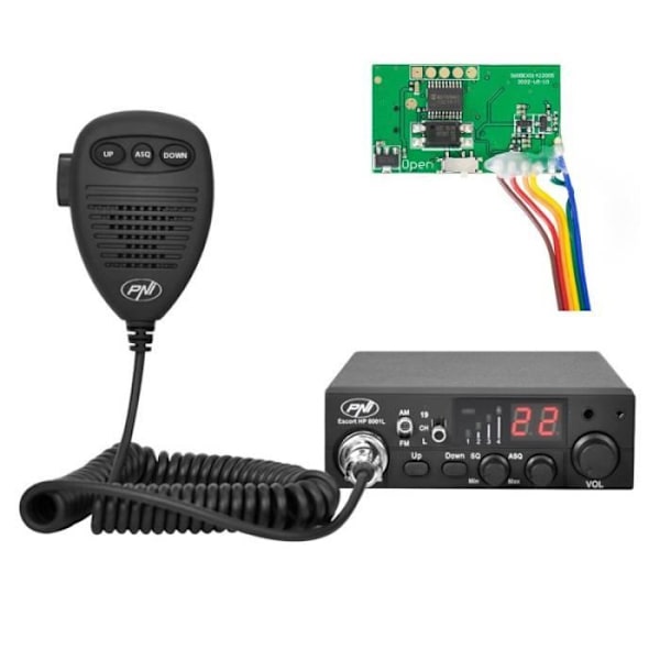 PNI Escort HP 8001L CB radiostationskit och eko och roger pipmodul PNI ECH01