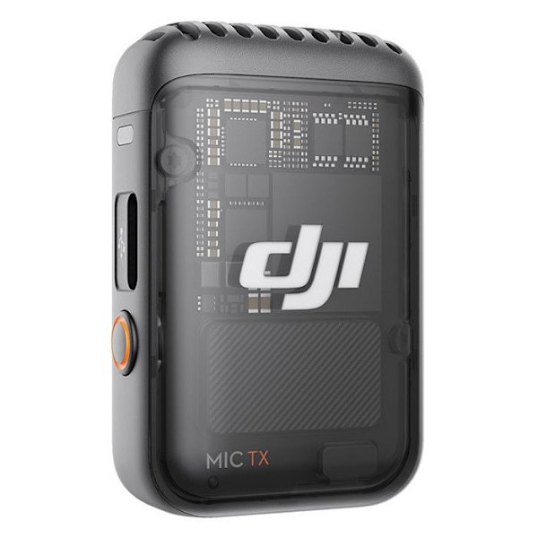 DJI Mic 2 (1 TX + 1 RX) Transparent svart