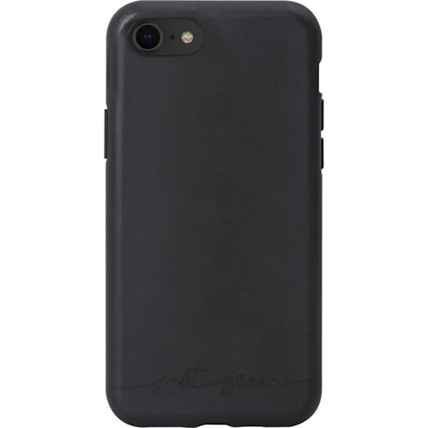 Coque Bio för iPhone 6/7/8 - JUST GREEN - Svart - 100% Biologiskt Nedbrytbar - Mjuk - Tillverkad i Europa Svart