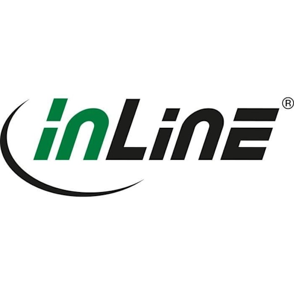 Förlängning - InLine - C19 till C20 - 7,5 m - 16 A - Svart